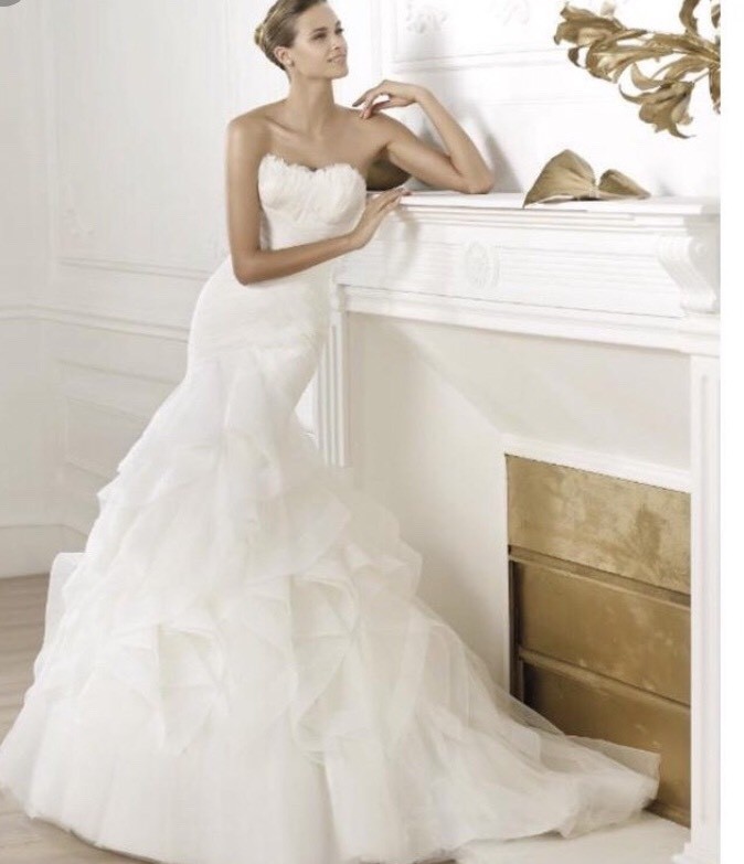 Feather Wedding Dress